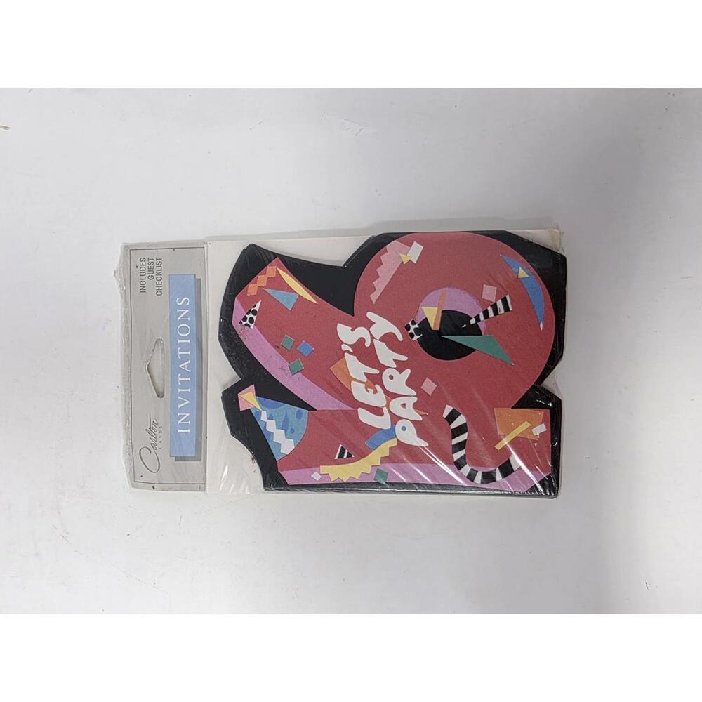 Vintage 16th Birthday Invitations 1990s Carlton Cards